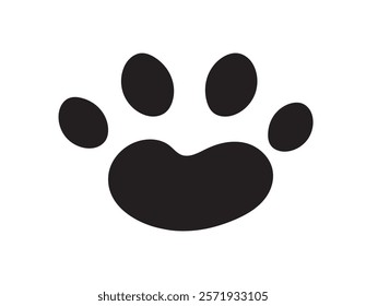 Dog Paw icon. Cat paw icon. Animal foot print. Vector illustration