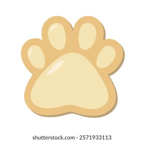 Dog Paw icon. Cat paw icon. Animal foot print. Vector illustration