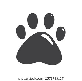 Dog Paw icon. Cat paw icon. Animal foot print. Vector illustration