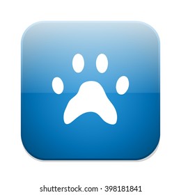 Dog paw icon. Pets symbol