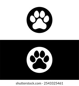 Dog Paw icon. Vector image