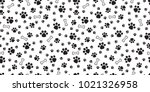 Dog Paw isolated dog bone Seamless pattern vector puppy cat wallpaper background white