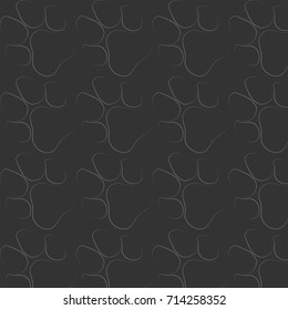 dog paw pattern