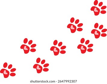 dog paw print Cute Puppy Paw Prints Cat Paw Prints 