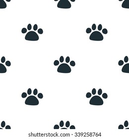 Dog paw print icon