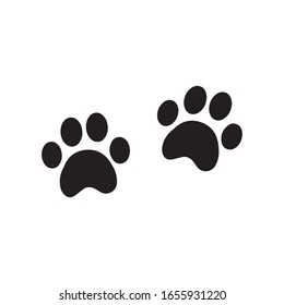 Dog Paw Print icon isolated on background.
Dog Paw Print icon vector. Flat Vector illustration - Vector