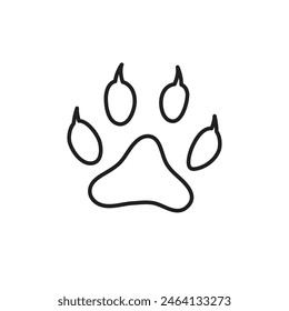 Dog paw print vector eps