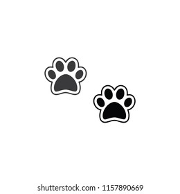 dog paw prints icon