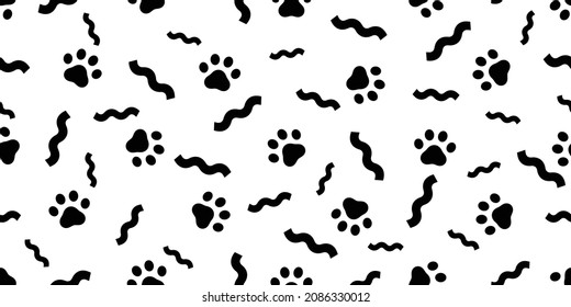 dog paw seamless pattern footprint bone geometric abstract french bulldog puppy vector pet cartoon halloween repeat wallpaper tile background gift wrapping paper scarf isolated doodle illustration des