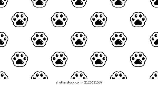 dog paw seamless pattern footprint french bulldog vector pet puppy breed cartoon doodle repeat wallpaper tile background illustration design isolated