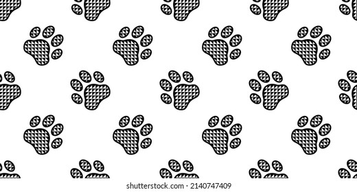 dog paw seamless pattern footprint triangle diamond cat french bulldog vector kitten puppy pet breed cartoon doodle isolated repeat wallpaper tile background illustration clip art design
