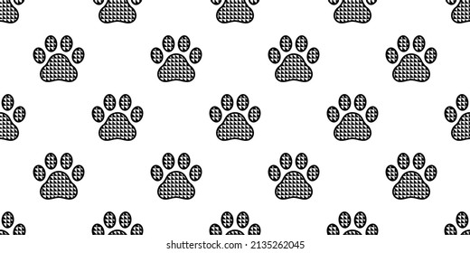 dog paw seamless pattern triangle cat footprint french bulldog vector puppy kitten pet breed cartoon doodle isolated repeat wallpaper tile background illustration design clip art