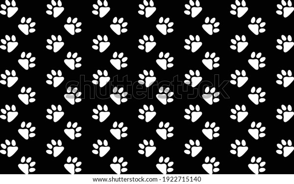 dog paw seamless. paw\
print pattern