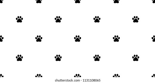 Dog Paw Seamless Pattern Vector Christmas Stock Vector (Royalty Free ...