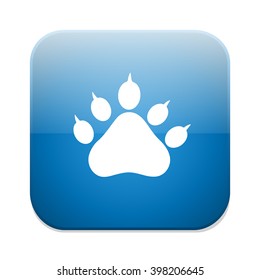 Dog paw sign icon. Pets symbol