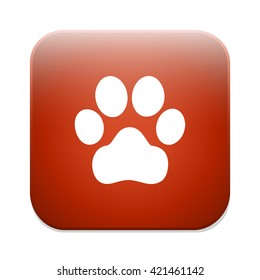 Dog paw sign icon. Pets symbol