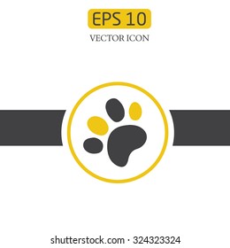 dog paw trail