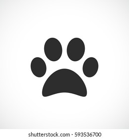 Dog Paw Vector Eps Icon