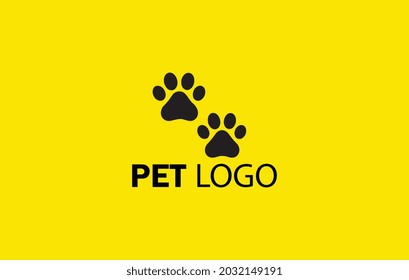 dog paw vector footprint icon