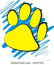 Dog Paw vector illustration