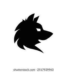 Hund mit Pfoten in Kreis-Logo-Vorlage. Haustier in runder Form, Vektordesign