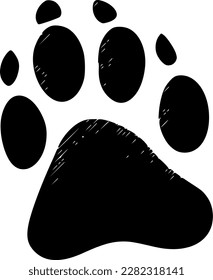 Dog Paws - High Quality Vector Logo - Vector illustration ideal for T-shirt graphic