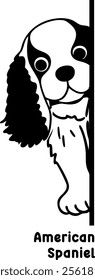 dog, peeking, clipart, eps, illustrator