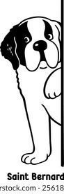 dog, peeking, clipart, eps, illustrator