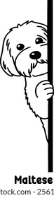 dog, peeking, clipart, eps, illustrator