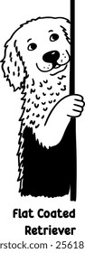 dog, peeking, clipart, eps, illustrator