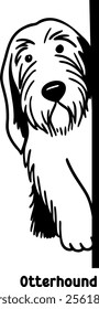 dog, peeking, clipart, eps, illustrator
