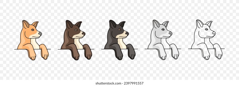 Dog, pet, animal, doggy, pawl and doggie, graphic design. Puppy, canine, doggish, veterinary, nature and pet shelter, vector design and illustration