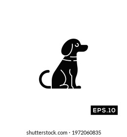 Dog Pet Animal Icon Vector. Pet Animal Icon or Logo Symbol vector