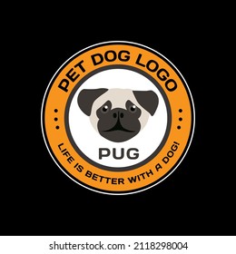 Dog pet animal silhouette. Good use for symbol, logo, web icon, mascot, or any design you want.