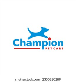 dog pet care logo design