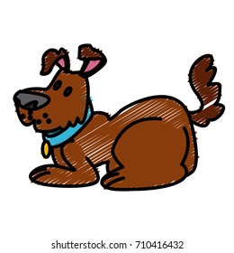 Dog pet cartoon