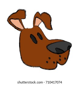 Dog pet cartoon
