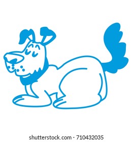 Dog pet cartoon
