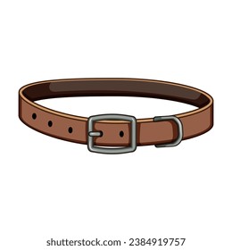 dog pet collar cartoon. animal puppy, canine domestic, cat sign dog pet collar sign. isolated symbol vector illustration