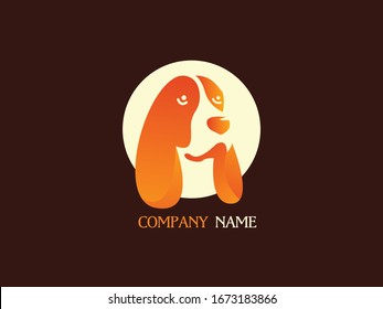 dog pet cute and funny vector illustration