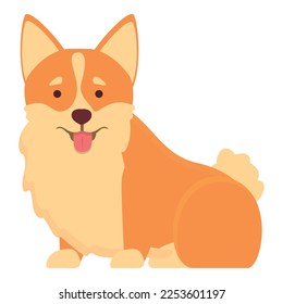 Dog pet icon cartoon vector. Royal canine. Small badge