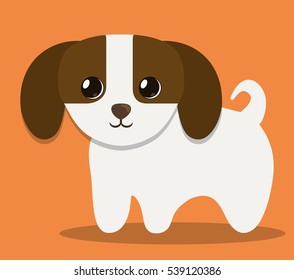 dog pet icon image vector illustration design 