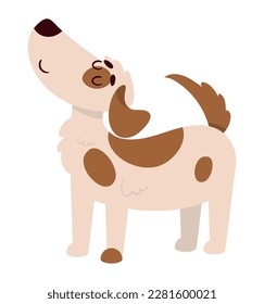 dog pet icon isolated white background