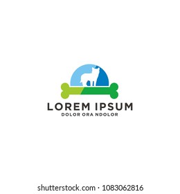 dog pet logo design