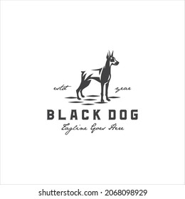 Dog Pet Logo Design Vector Image