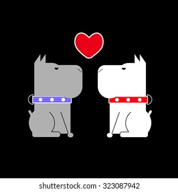 dog pet logo symbol illustration icon puppy strong teeth jaws security