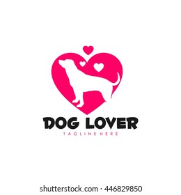 Dog Pet logo template