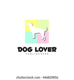 Dog Pet logo template