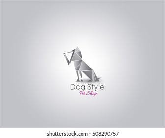 dog pet logo template