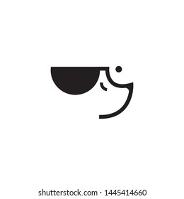 dog pet logo vector icon illustration inspiration